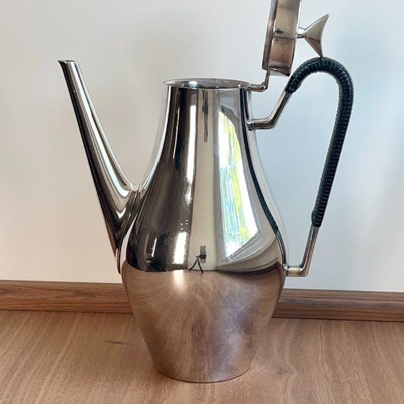 Reed & Barton Denmark Silver Plate Coffee Pitcher & Sugar Bowl - Picture 2 of 7